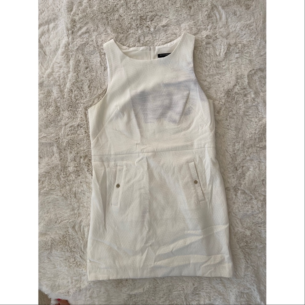 Banana Republic White Mini Dress